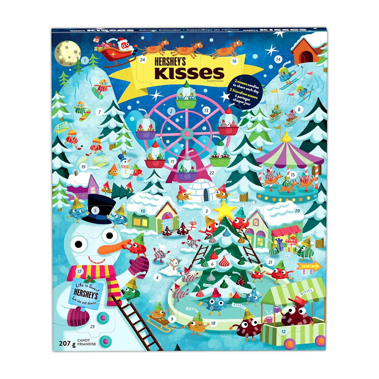 Hershey's Kisses Advent Calendar